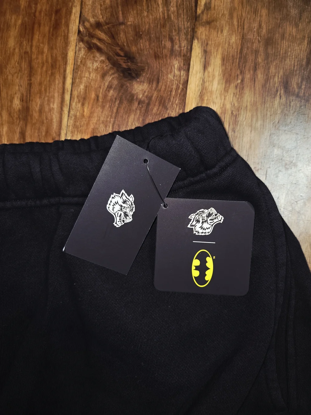 Darc Sport/Batman Cornell Black Cargo Sweat Shorts. Size Medium OS.